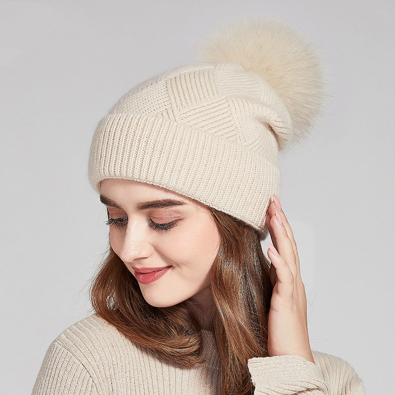 Women's Warm Ear Protection Wool Hat