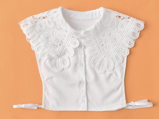 New Product Bust Collar Chiffon Inner Base Sweater