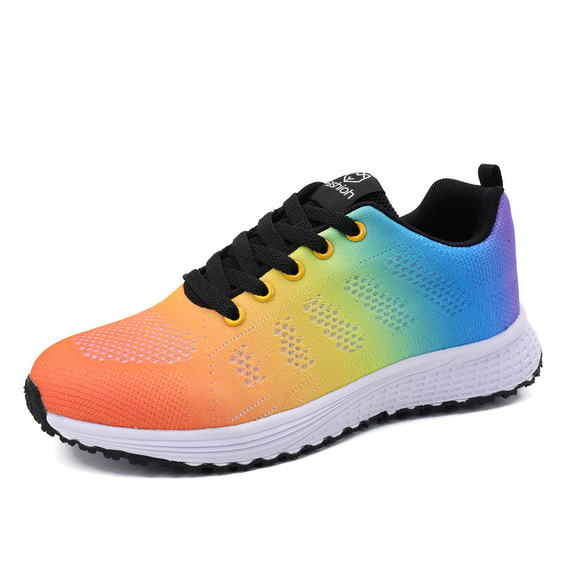 Plus Size Spring And Autumn Fly-kit Mesh Women's Shoes