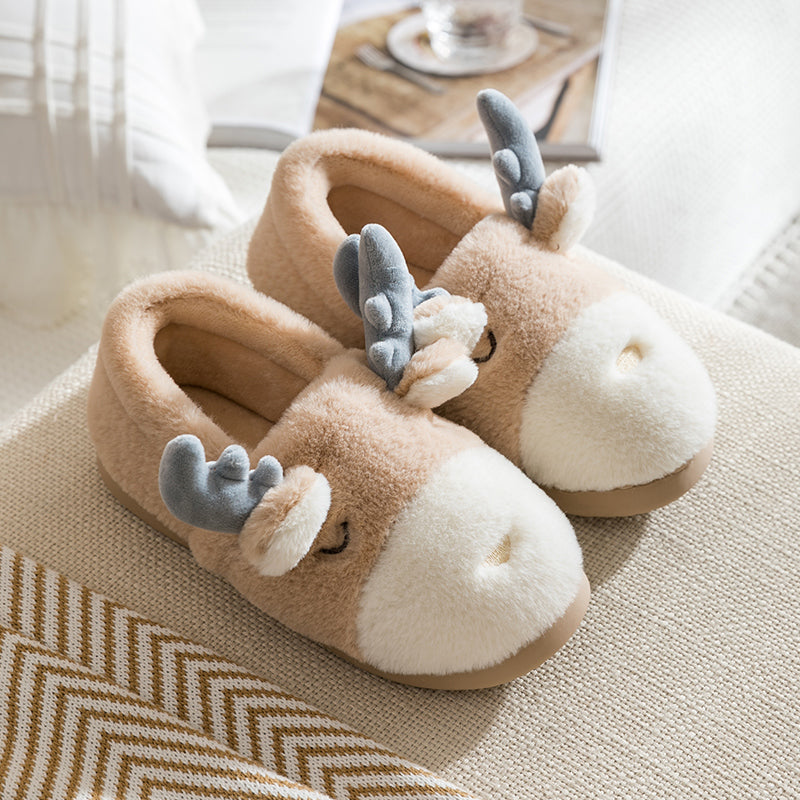 Home cute cotton slippers