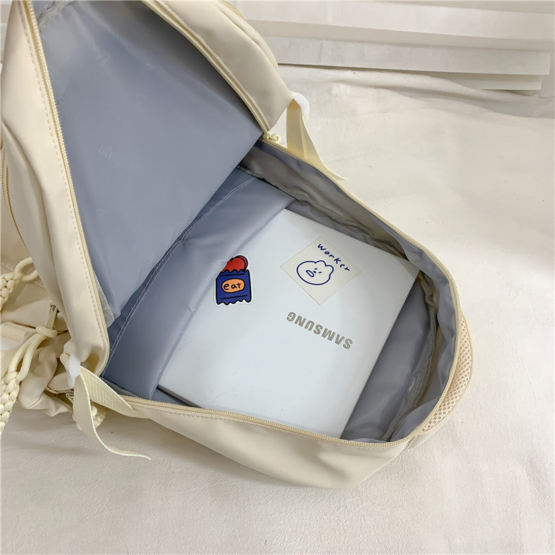 Korean-style Large-capacity Lightweight Casual Backpack For Primary School Students