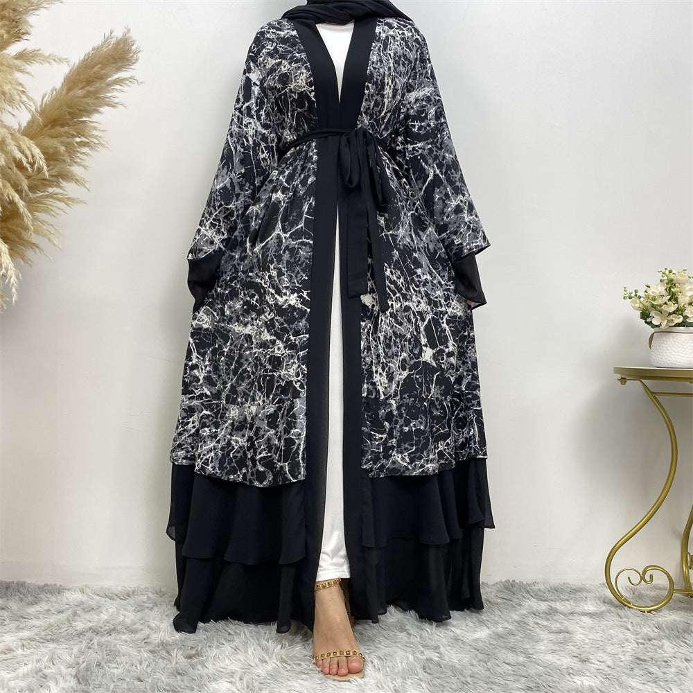 Middle East Printed Panel Top Women