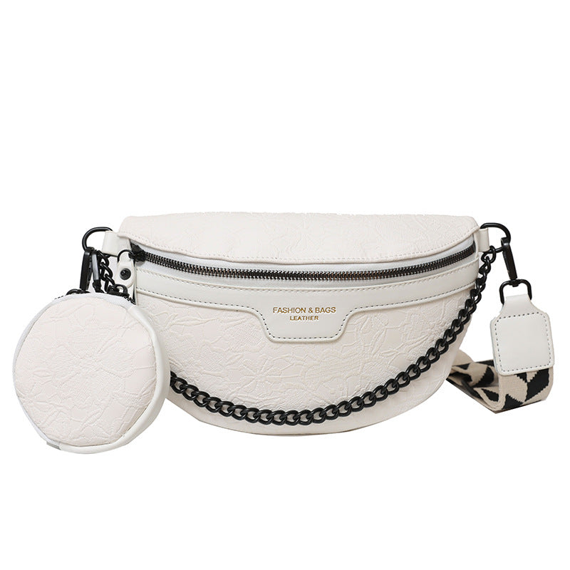 Women's Simple Chest Bag Temperament Chain Comfort And Casual Crossbody