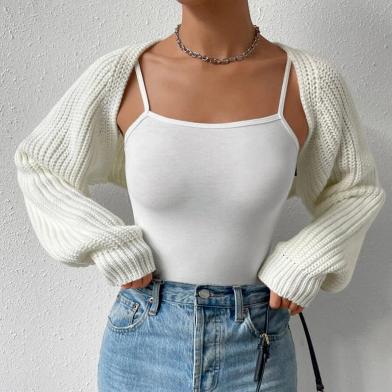 Autumn And Winter Solid Color Sweater Casual All-match Knitted Coat