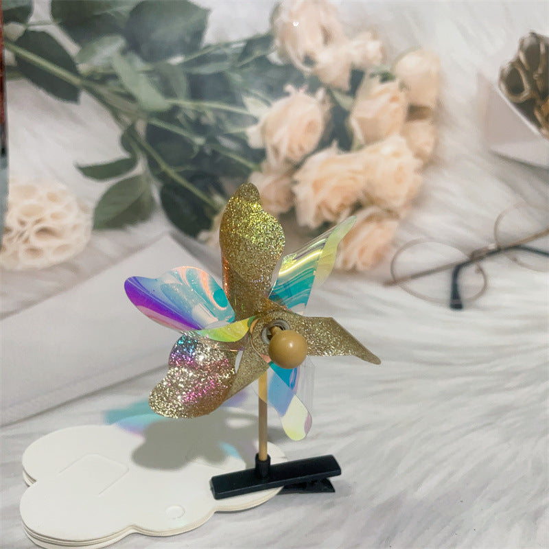 Colorful Windmill Barrettes Duckbill Clip Hairpin