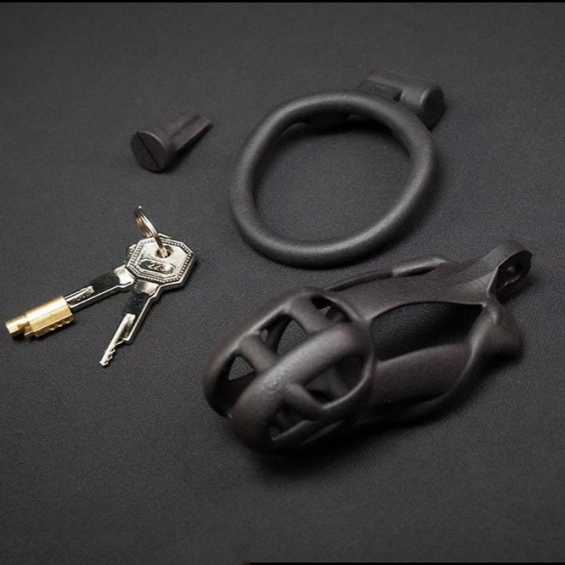 Men's black light cb chastity lock
