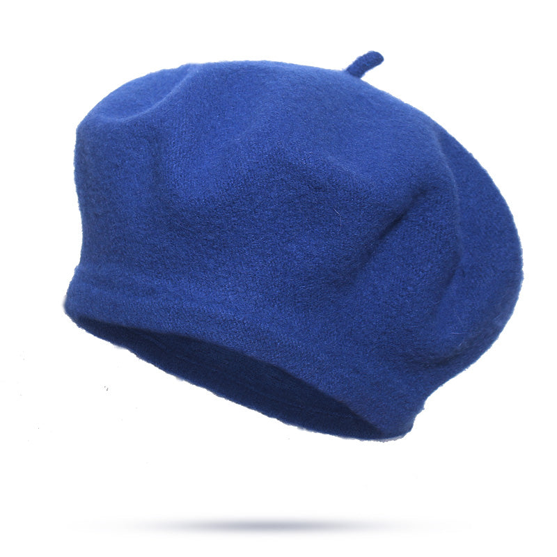 Wool Beret Vintage Woolen Painter Hat