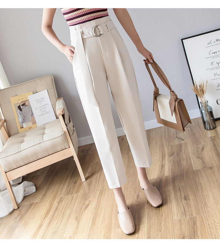 Women's Spring And Autumn Professional Temperament Suit Pants