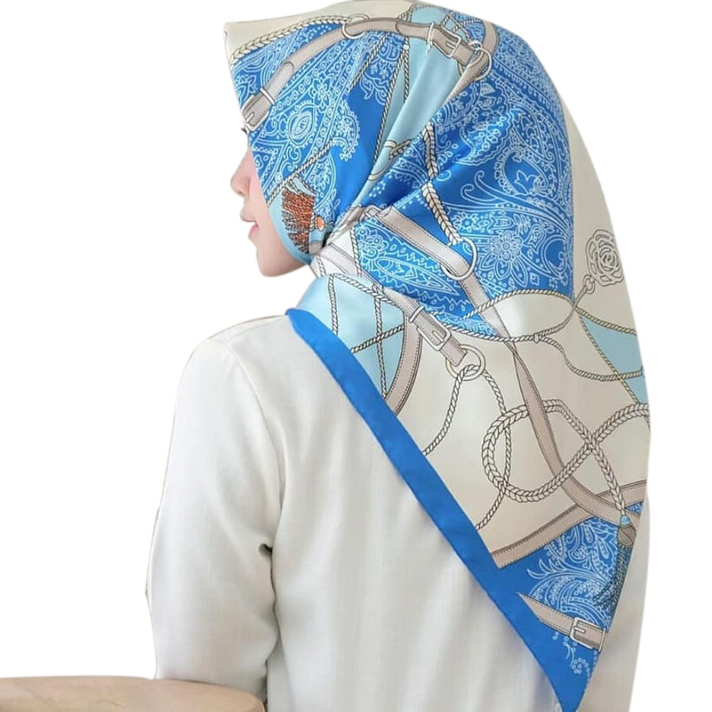 Explosive Leopard Printed Large Square Scarf