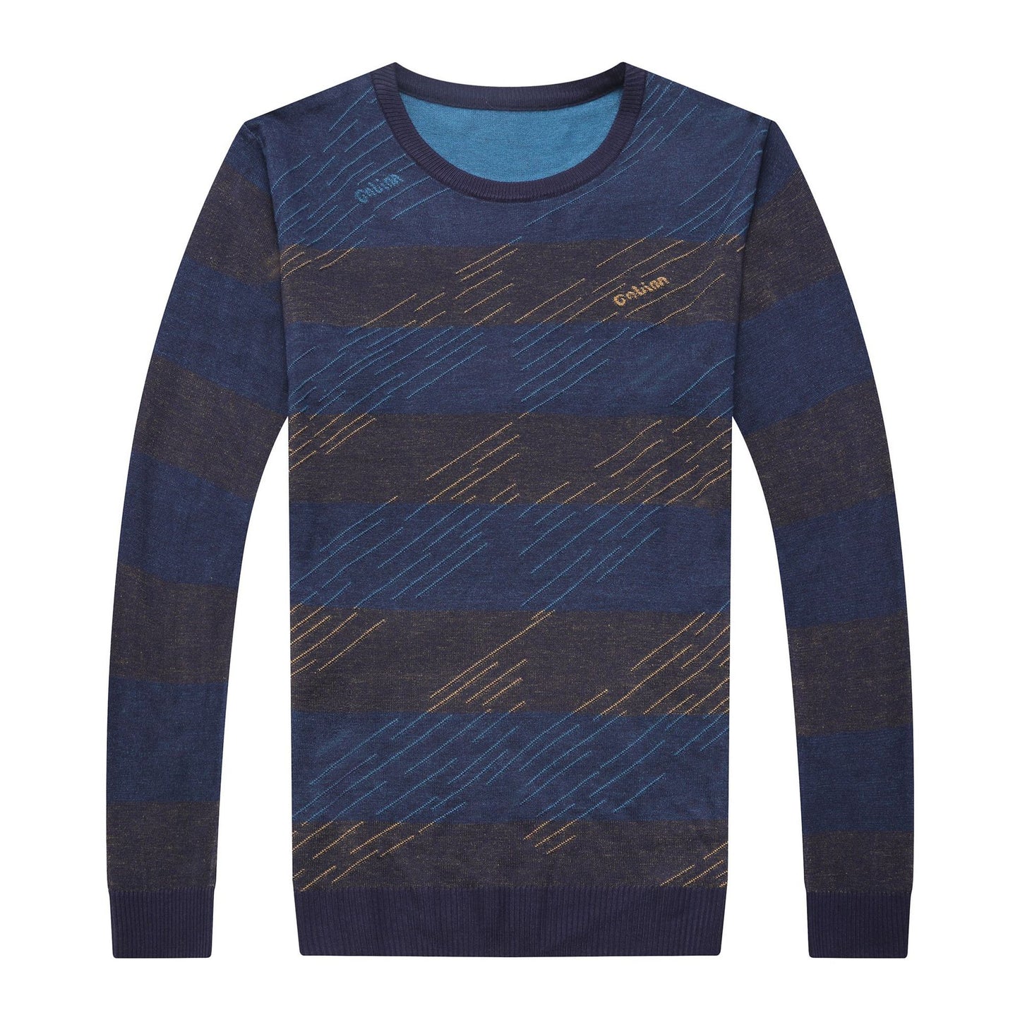 Autumn New Men's Knitted Sweater Round Neck