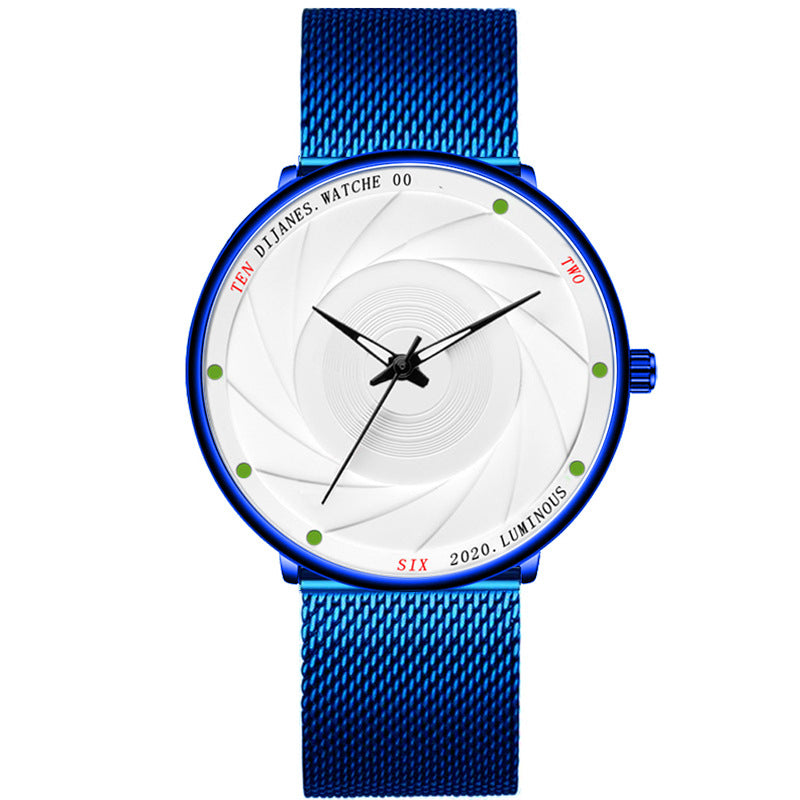 Fashion Luminous Men's Mesh Strap Watch