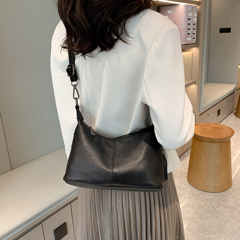 First Layer Cowhide Women's Shoulder Messenger Bag