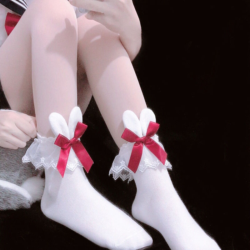 Women's Cute Three-dimensional Bunny Ear Socks