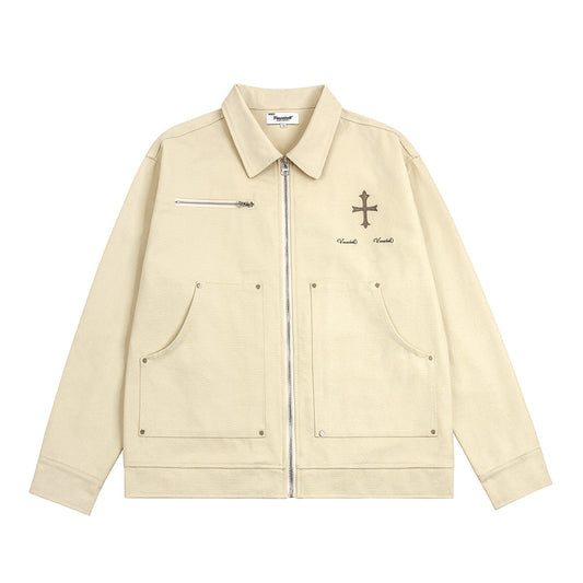 Trendy Punk Cross Special Jacket Coat For Men