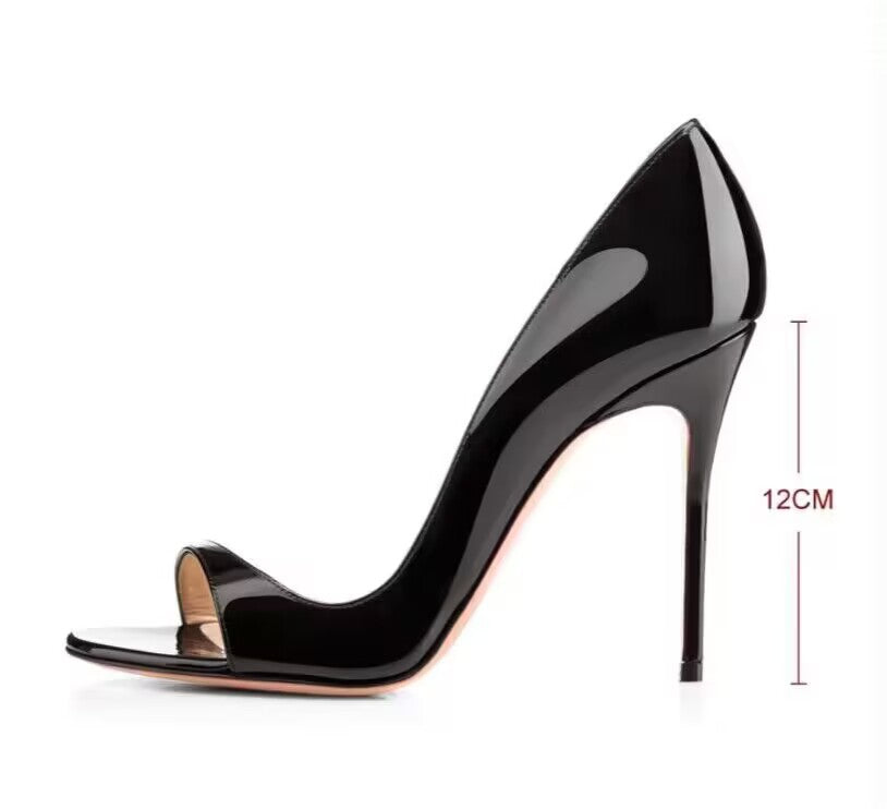 Elegante stiletter til kvinder med peep-toe