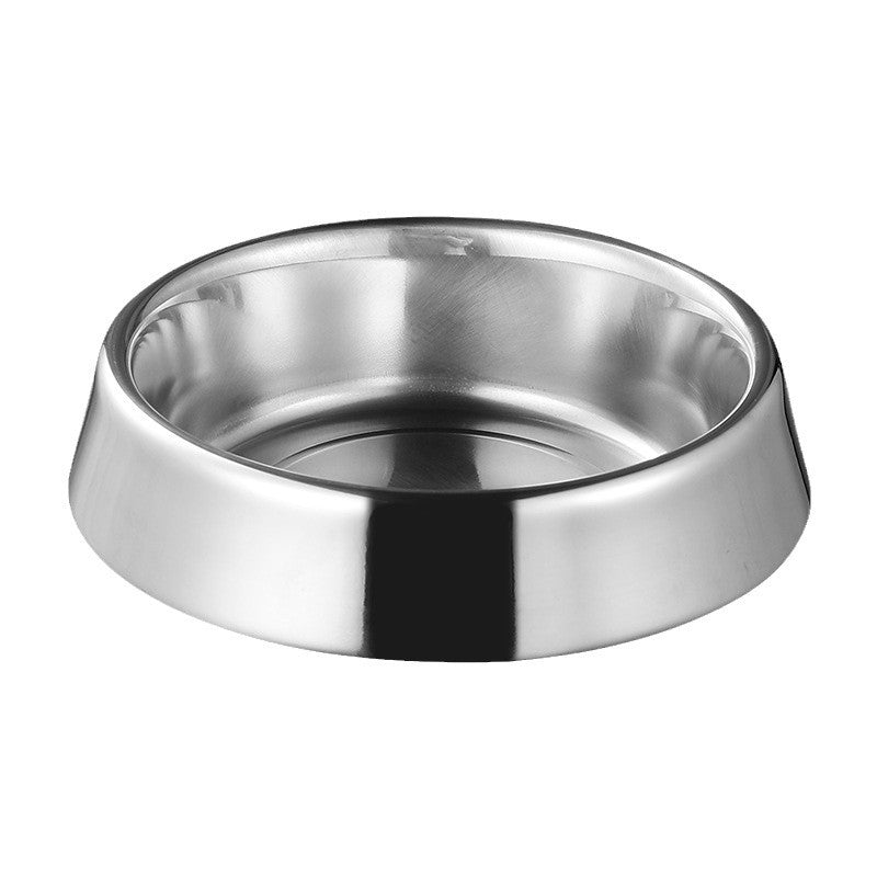 Thick Stainless Steel Bowl For Pets Bite Resistant Anti Spillilent, Anti Fall, Easy To Wash, Non Slip