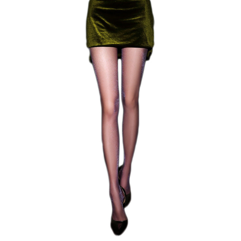 Sexy Women's Ultra-thin Pearl Shimmering Pantyhose