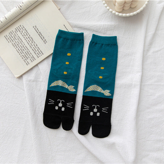 Women's Versatile Cartoon Tube Socks