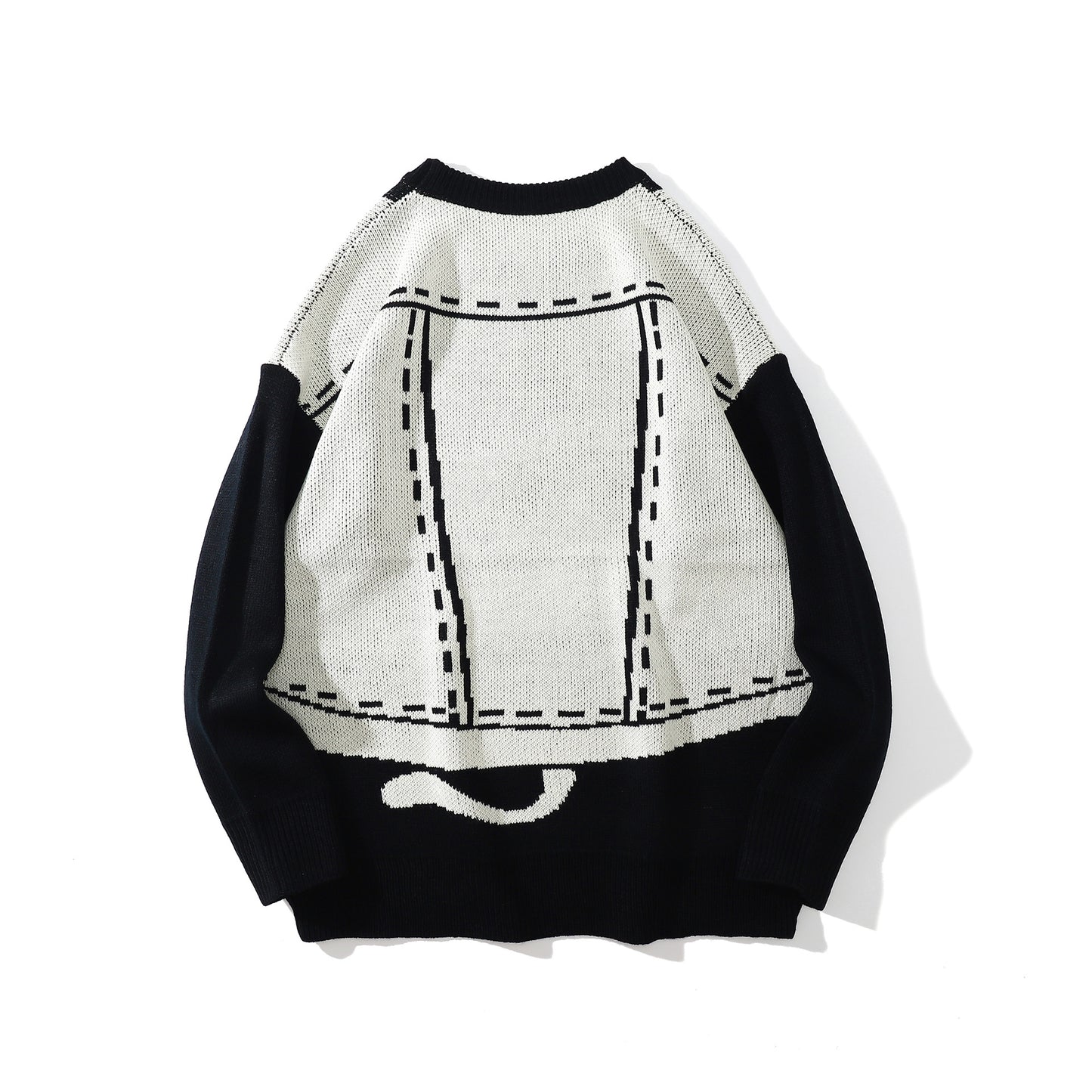 Neutral Kitten Fun Niche Sweater