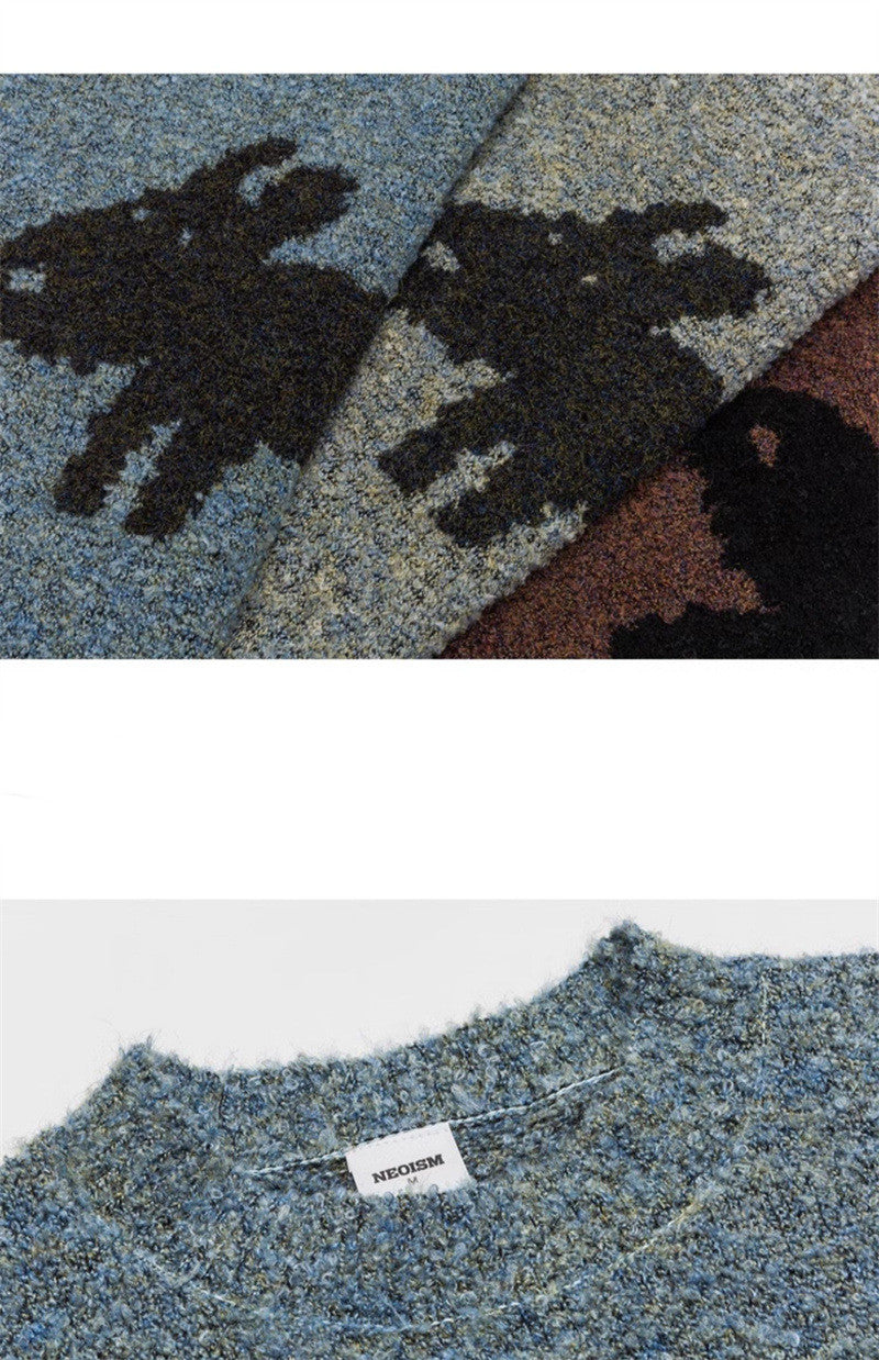 Puppy Pattern Sweater Men's And Women's Sweaters