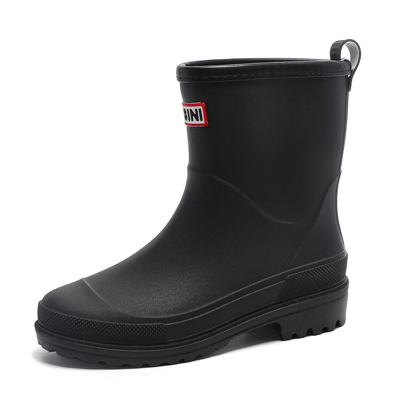 Fashion Korean Women's Fashion Short And Mid-calf Length Rain Shoes