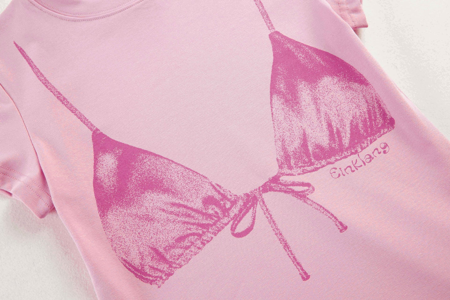 American Hot Girl Slim Fit Short Print Short Sleeve