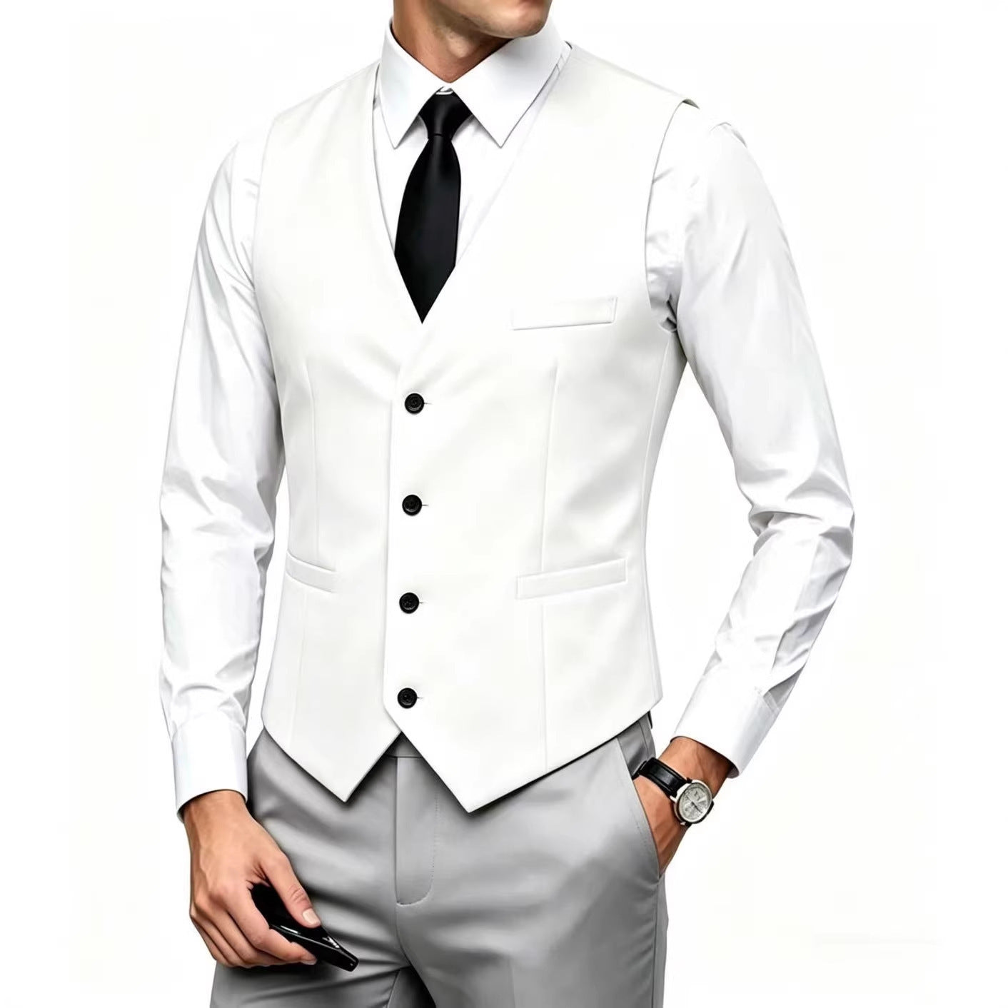 Men's Fashion V-Neck Casual Suit Vest