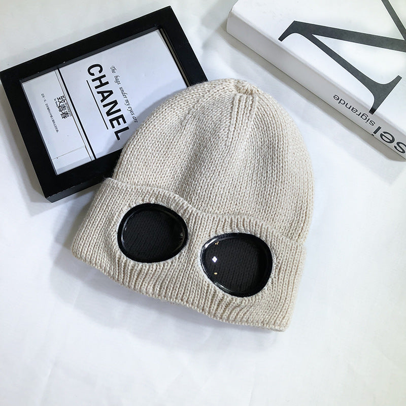 Pilot Wool Hat Winter Warm Knitted Hat