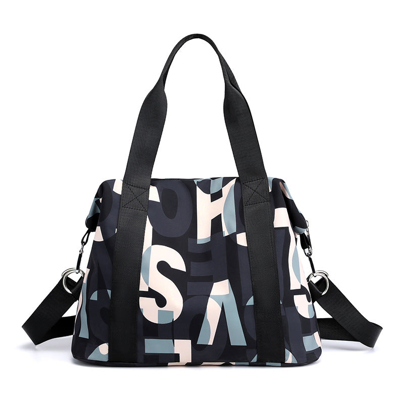 Women's Fashion Large Capacity Letter Shoulder Bag
