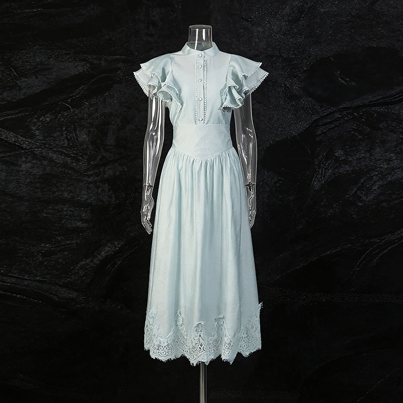 Retro Romantic Style Skirt Set For Women