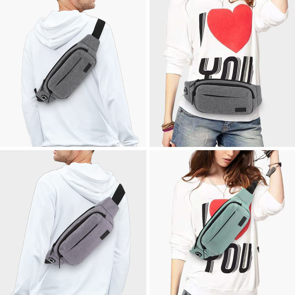 Fashion Casual Multi-functional Mobile Phone Waist Bag