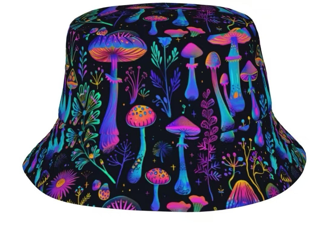 Creative Pattern Series Double-sided Wear Sunshade Breathable Bucket Hat