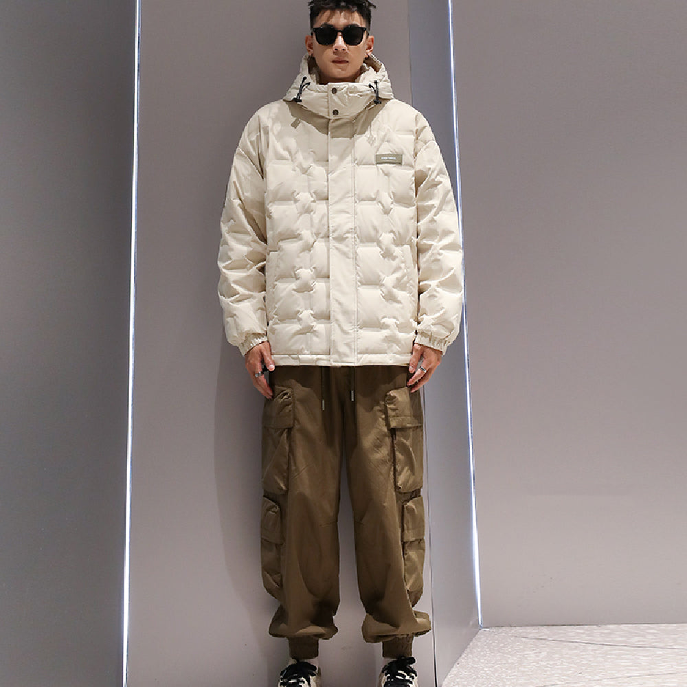 White Duck Down Men's Down Jacket Cold-resistant Warm