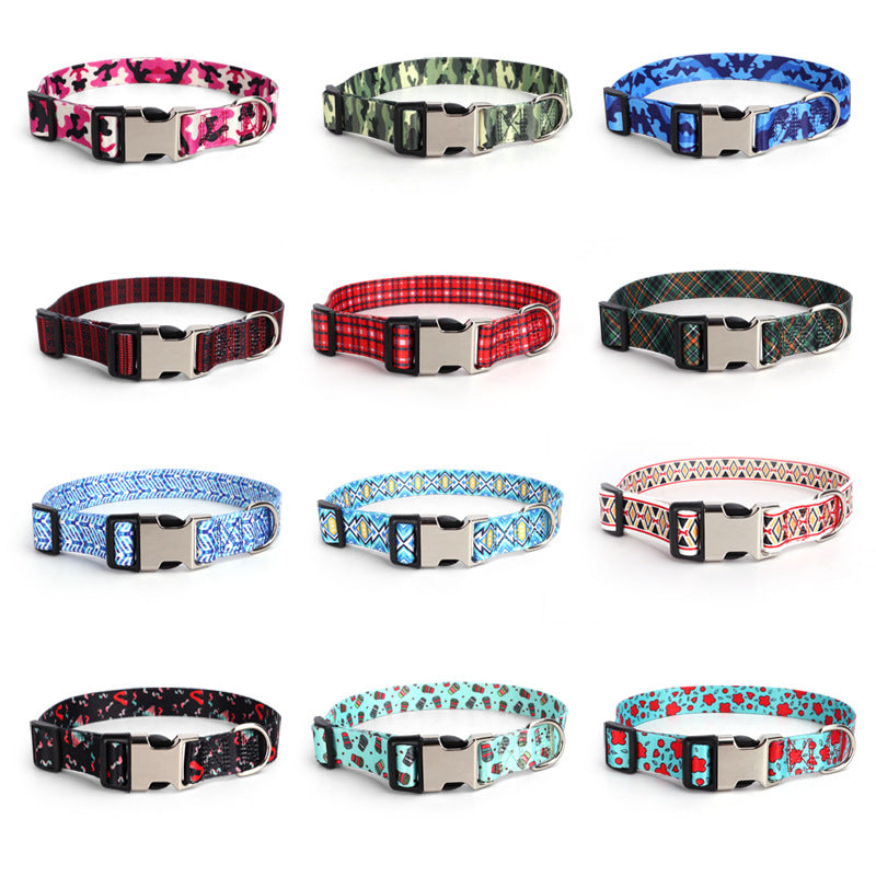 Thickened Heat-Transfer Digital-Print Pet Collar