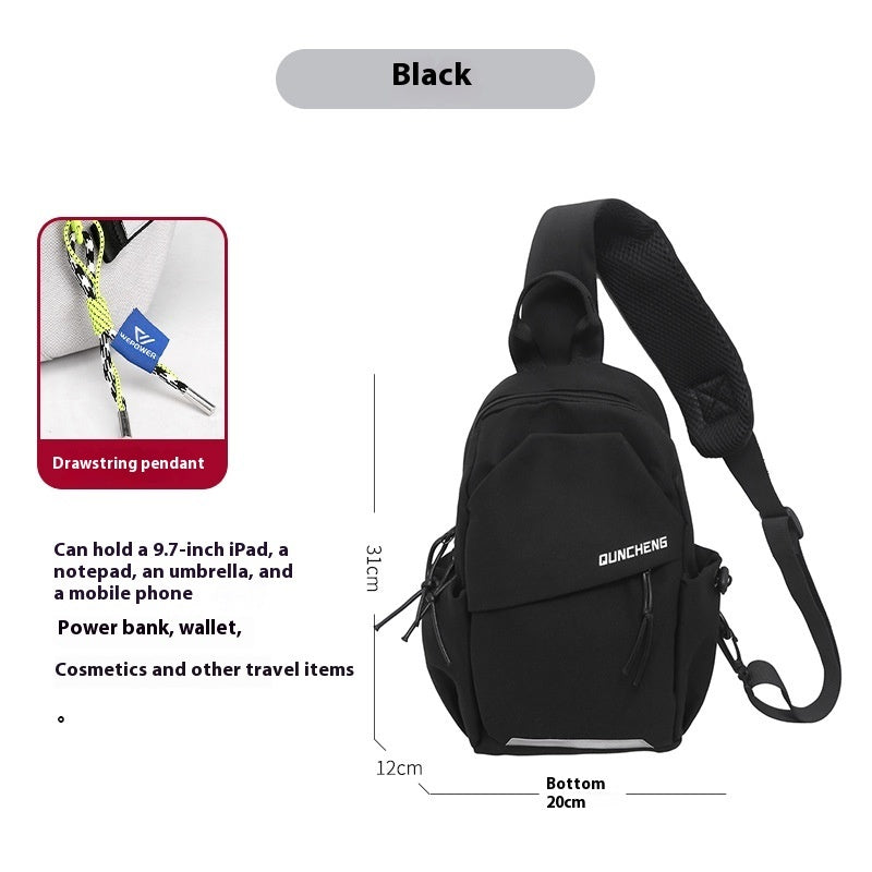 Crossbodytaske Lille skuldertaske Herrebrysttaske