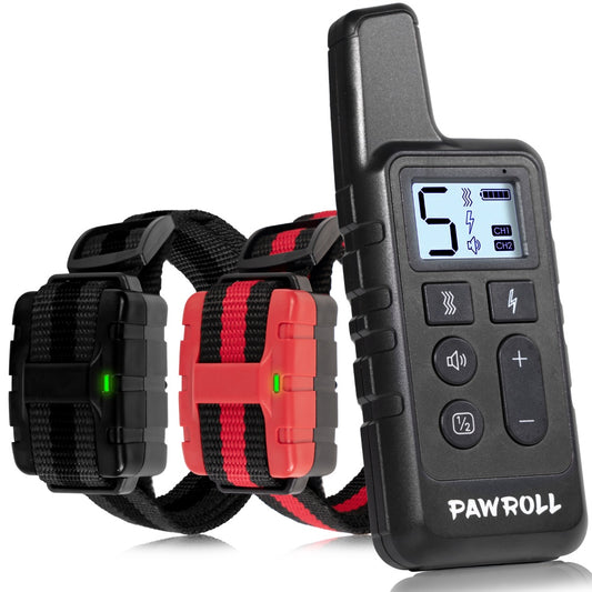 Dog Training Collar For 2 Dogs Black And Red