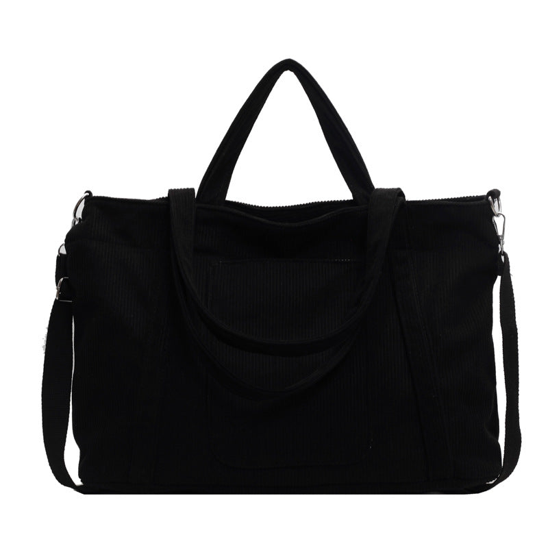 Fashion Personality Large Capacity Corduroy Bag Women