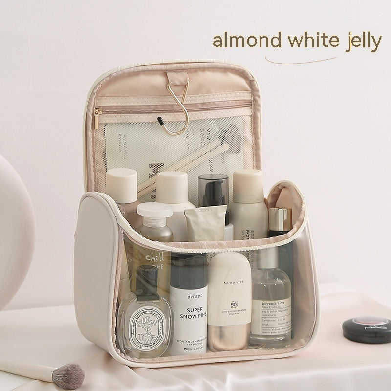PVC Portable Makeup Transparent Bag Large Capacity Hanging Wash