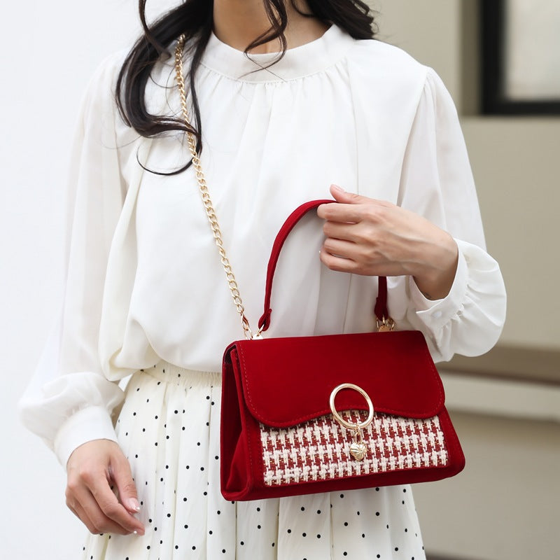 Luksuriøs, men let Crossbody-taske Niche Design Damehåndtaske