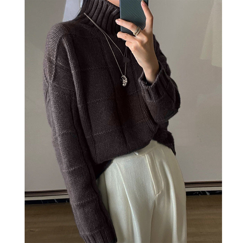 New Women's Loose And Thick Knitted Woolen Sweater