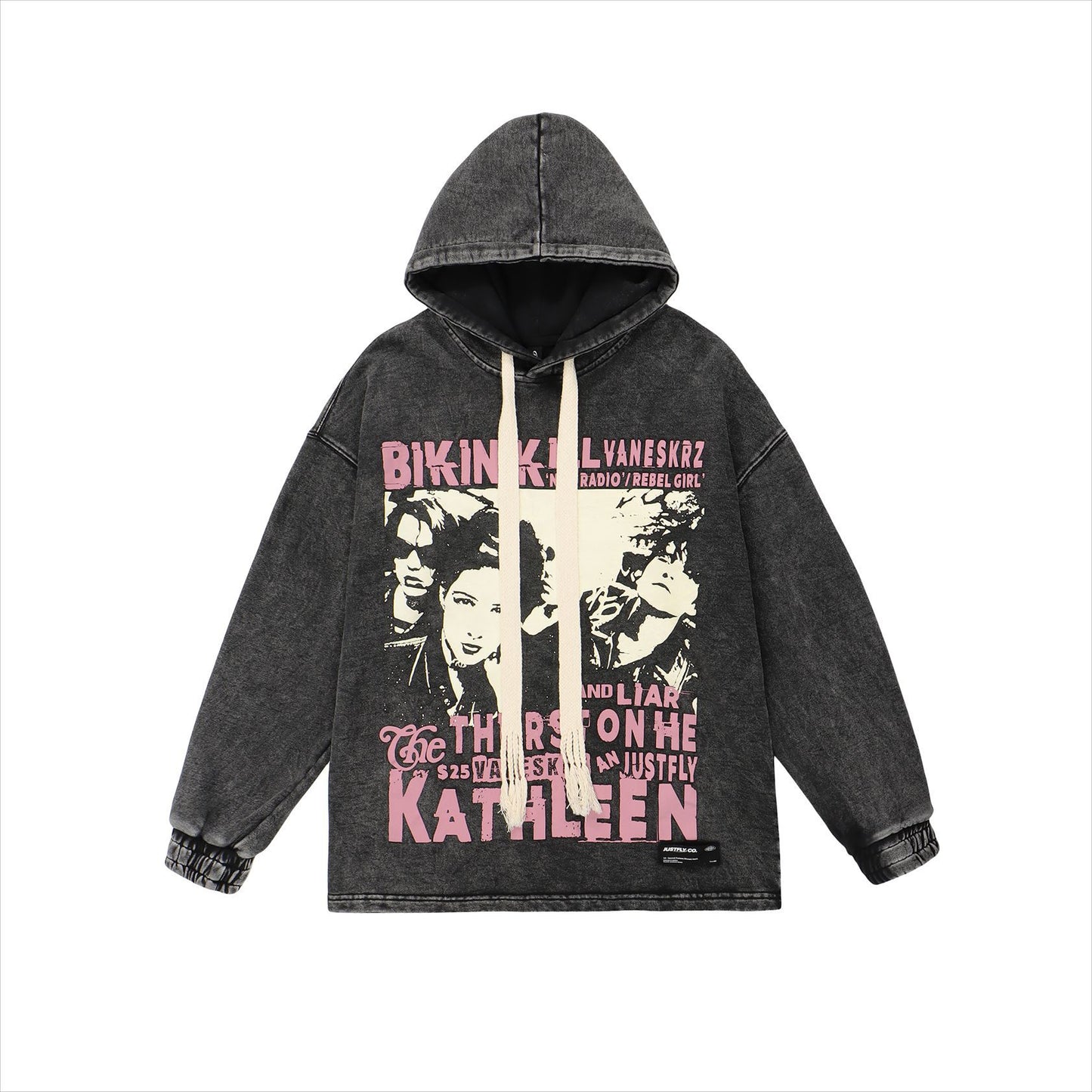 American Retro Trend Character Hooded Sweater