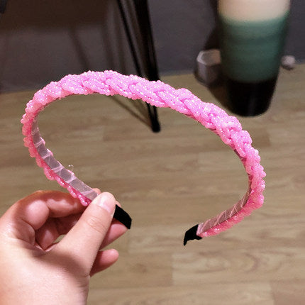Korean Crystal Headband Online Celebrity Twist