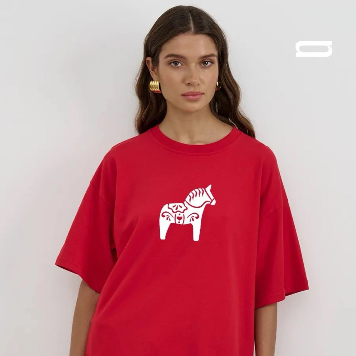 Loose-fit Versatile Printed T-shirt With A Retro Niche-chic Vibe