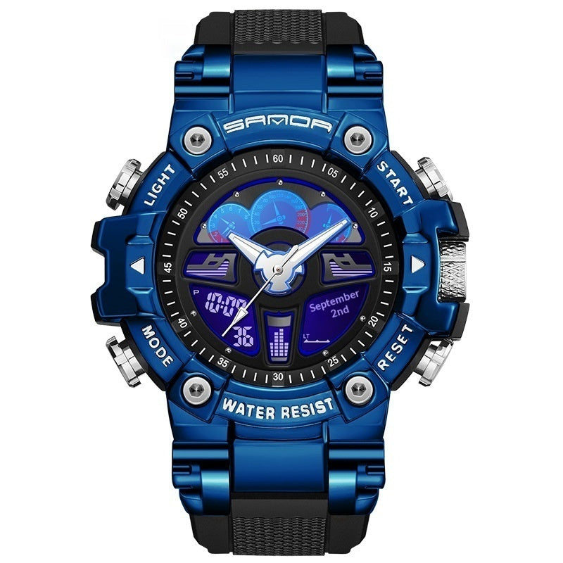 Trendy Waterproof Multi-function Digital Watch For Students