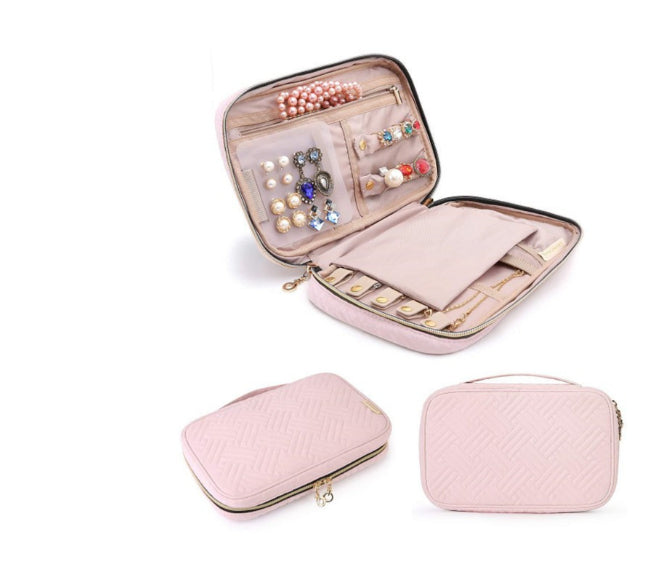 Portable storage travel jewelry bag