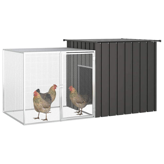 Chicken Cage Anthracite 200x Galvanized   Chicken Cage 200x
