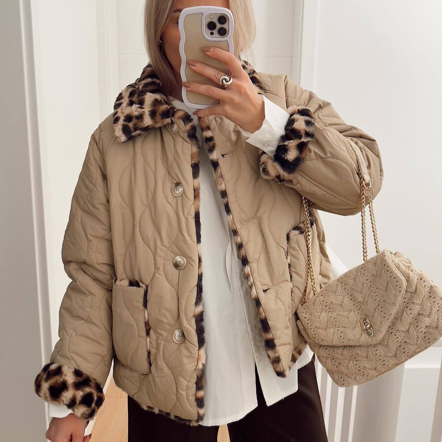 Fur Coat Women's Short Two-sided Wear