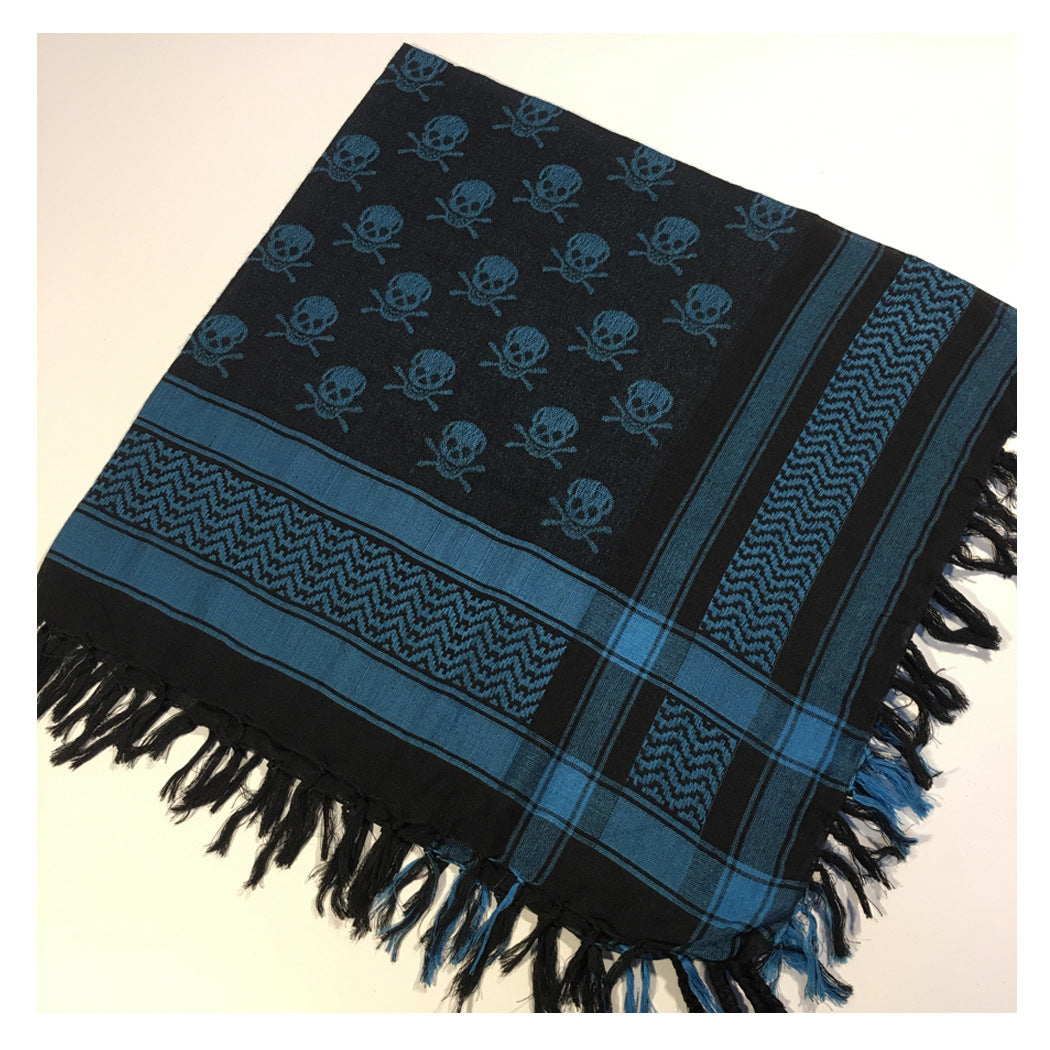 Square Tactical Ghost Head Scarf Outdoor Houndstooth