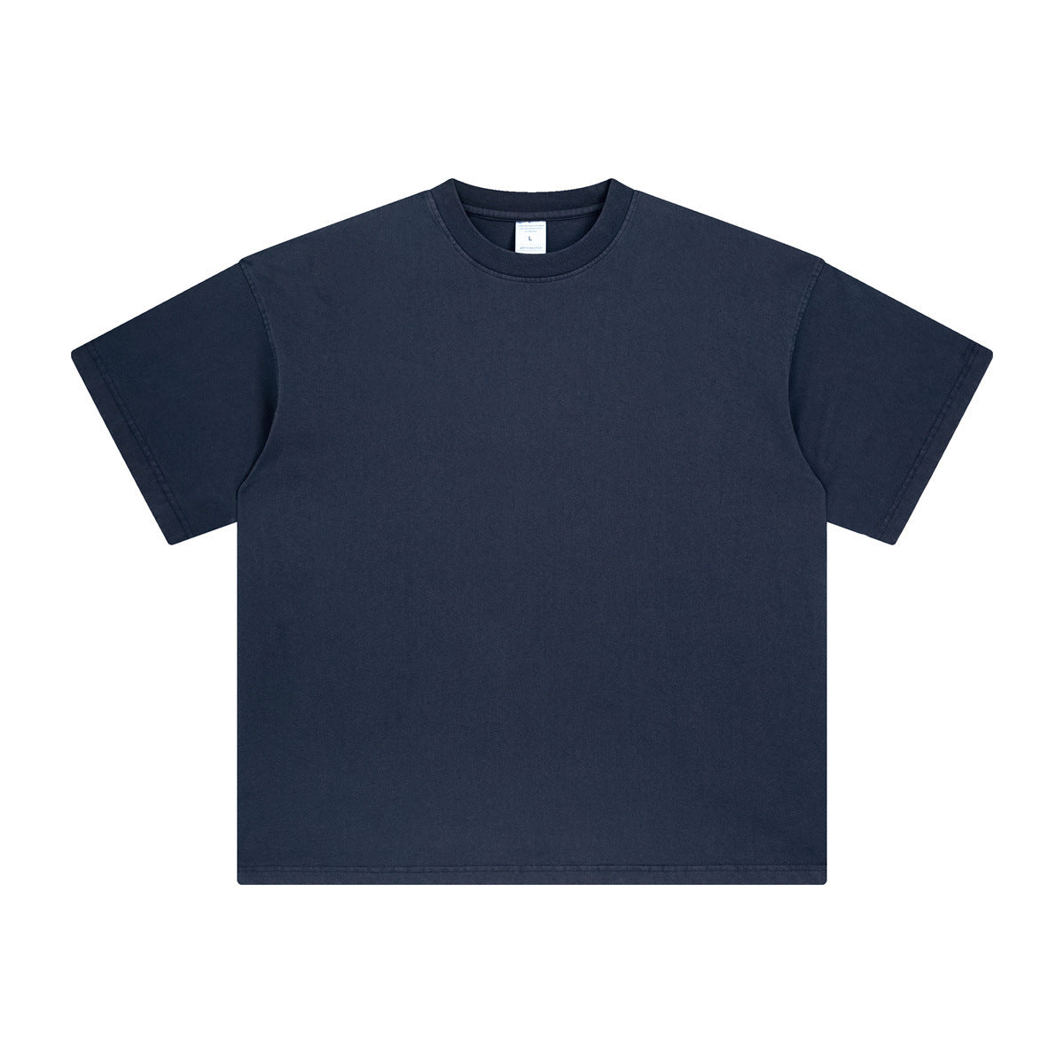 Washed And Worn Dyed Bright White Short Sleeve T-shirt