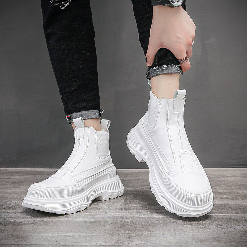 Thick-soled High-top Casual Set Of  Boots